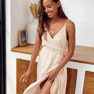 WW | Spaghetti Träger Sexy Sommerkleid