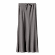 Clara™ - Hochtaillierter Satin-Maxirock