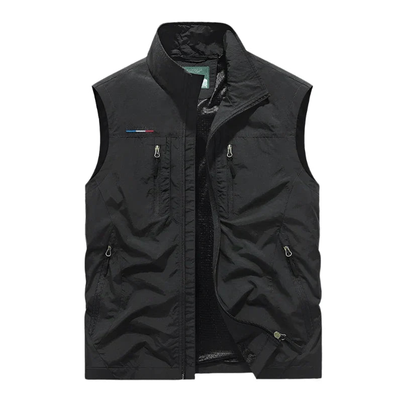 W&W Mode | Mehrfachtaschen Nylon Bodywarmer Für Herren