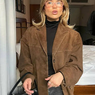 WW | Jack Klassische Braune Wildlederjacke