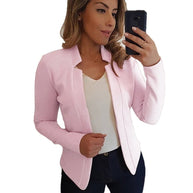 WW Elegante Damenblazer | Langärmlige Offene Strickjacke in verschiedenen Farben