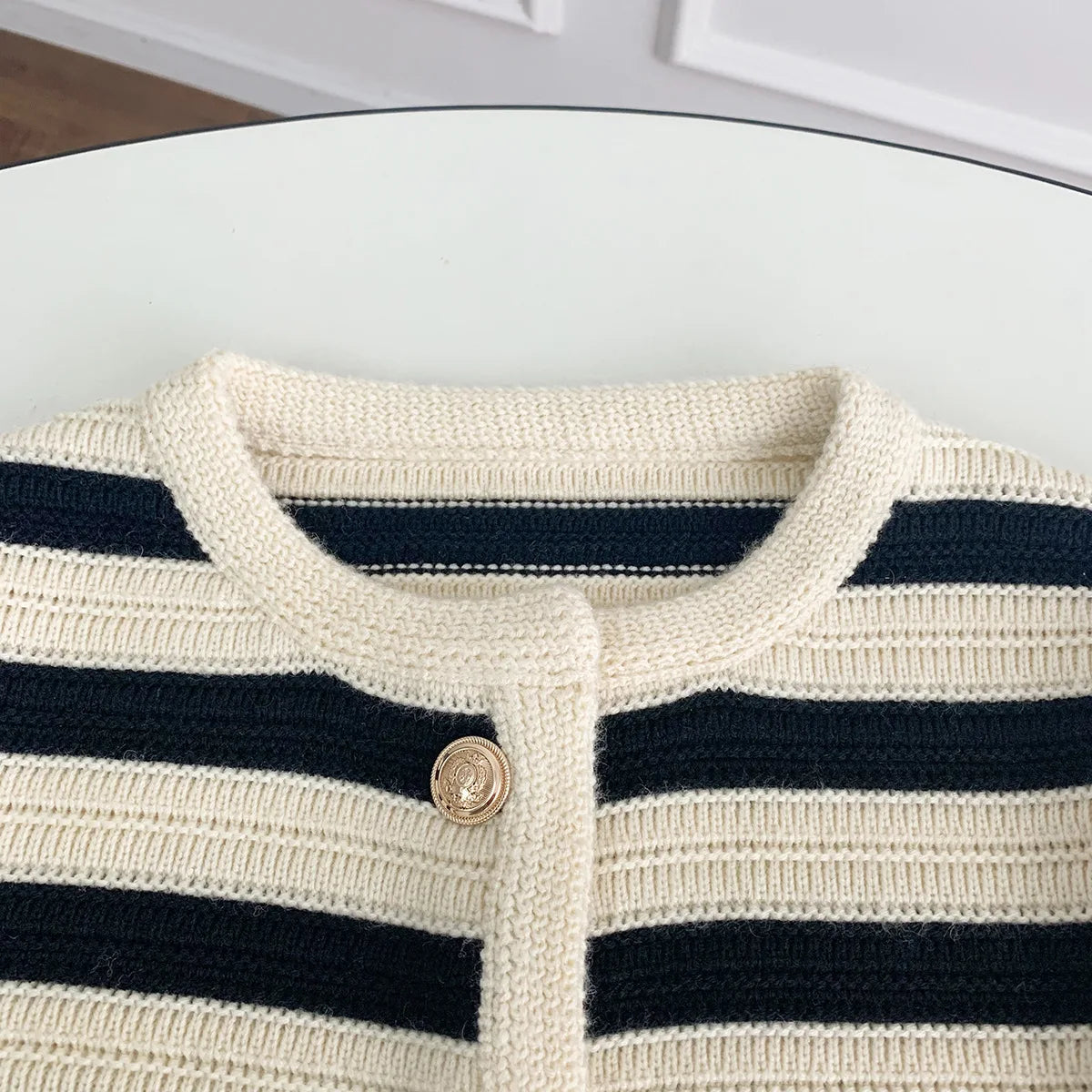Gestreifter Cardigan