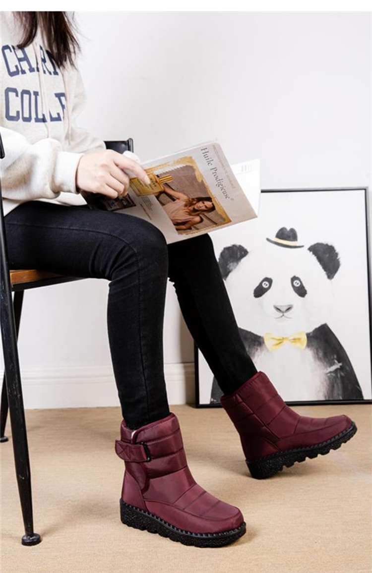 W&W Mode | Wasserdichte Stiefel - Rutschfeste Winterschuhe