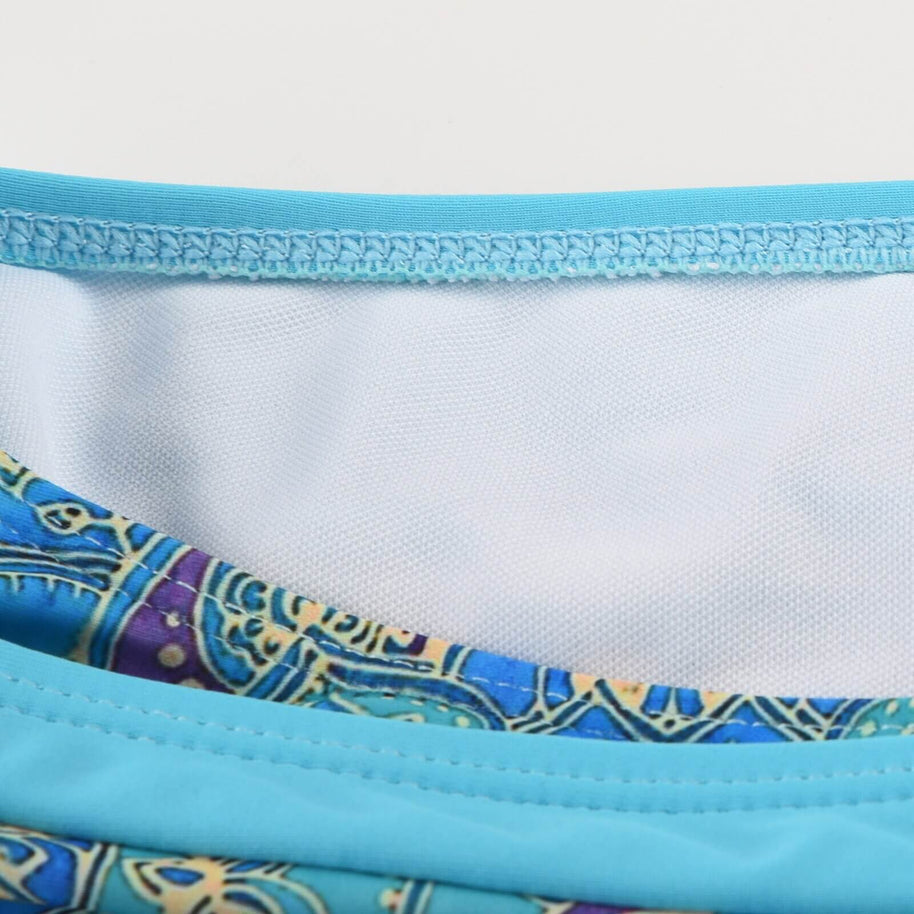 WW | Lebendiges Zweiteiliges Bikini-Set