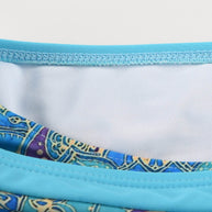 WW | Lebendiges Zweiteiliges Bikini-Set