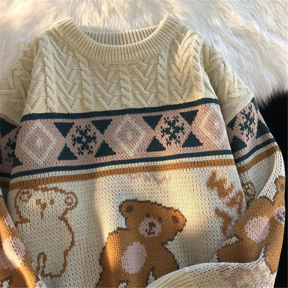 WW - Hässlicher Weihnachtspulli - Niedlicher Bärenpullover für Paare