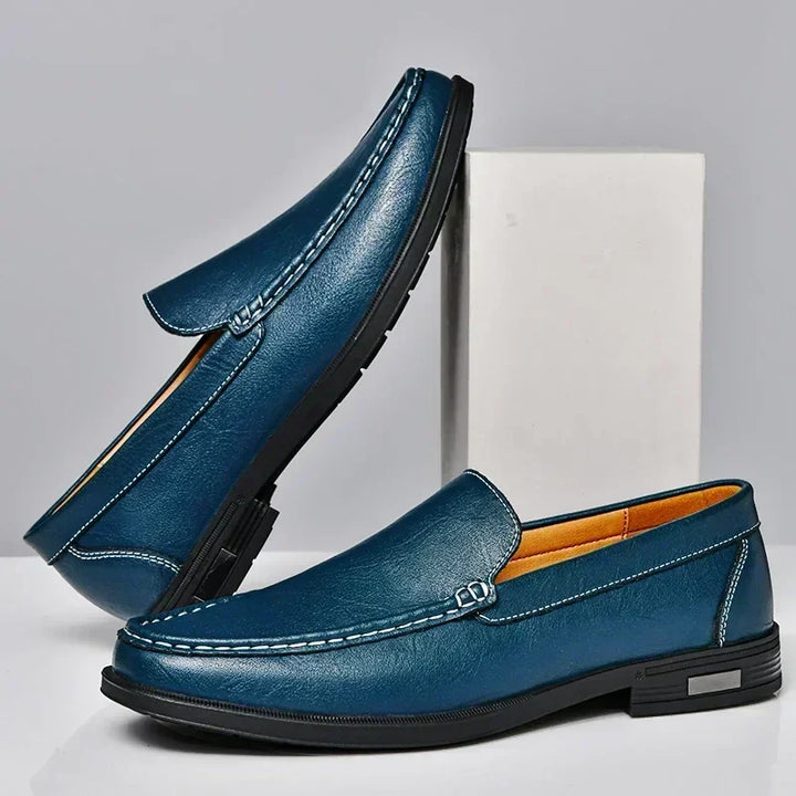 W&W Mode | Stilvolle Slip on Büro Leder Männer Schuhe