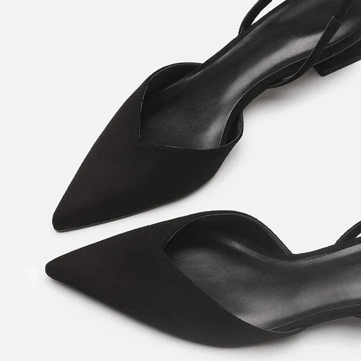 W&W Mode | Spitz Zulaufende Absätze Slingback Stil