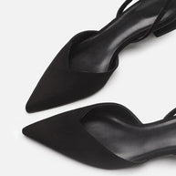 WW | Spitz Zulaufende Absätze Slingback Stil
