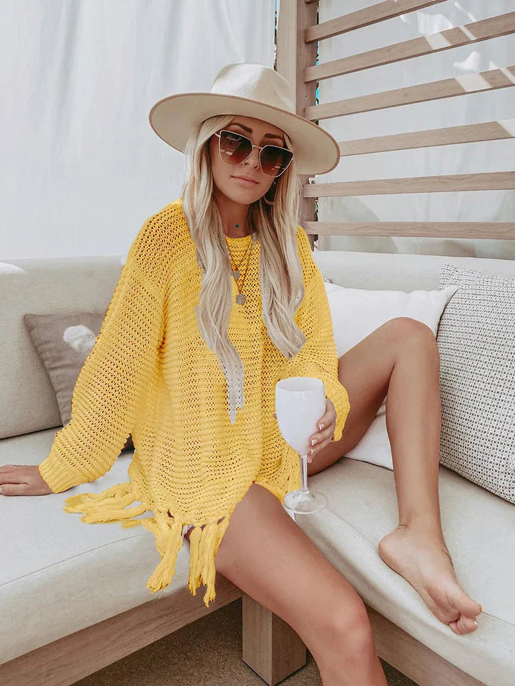 WW Boho Strick Sommerkleider