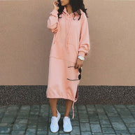 WW | Stilvolles Pulloverkleid Mit Bequemer Passform
