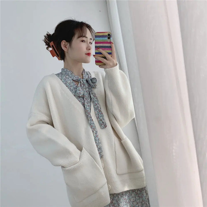 W&W Mode | Klassische Strickjacke Mit Knöpfen Für Zeitlosen Komfort Für Frauen