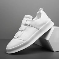 WW | Moderne Leder-Sneaker mit niedrigem Schaft