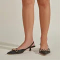 W&W Mode | Elegante Damen Pumps Mit Luxuriösem Ketten Detail