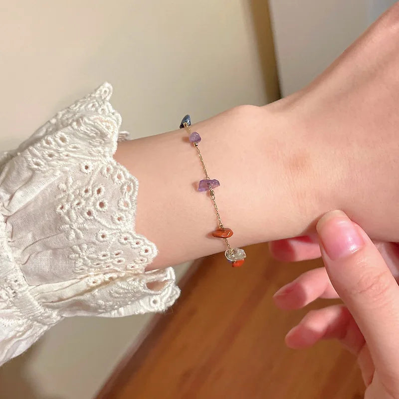WW | Elegante Natur Edelstein Kette