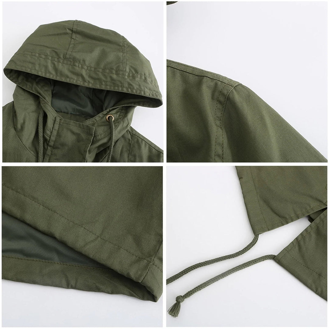 W&W Mode Elegante Wasserdichte Outdoor Regenjacke Für Damen | Perfekt Für Outdoor-Aktivitäten