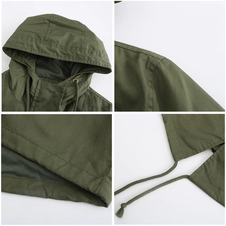 W&W Mode Elegante Wasserdichte Outdoor Regenjacke Für Damen | Perfekt Für Outdoor-Aktivitäten