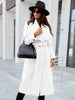 WW | for Women - Long and Tailored - Wide Collar - Fabric Belt with Buckle