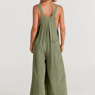Rosabella™️ - Ärmelloser Jumpsuit mit Weitem Bein