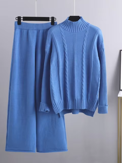 WW | Modernes, Elegantes Strick-Zweiteiler-Set