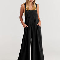 Rosabella™️ - Ärmelloser Jumpsuit mit Weitem Bein