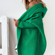 WW | Gestrickte Strickjacke Weste