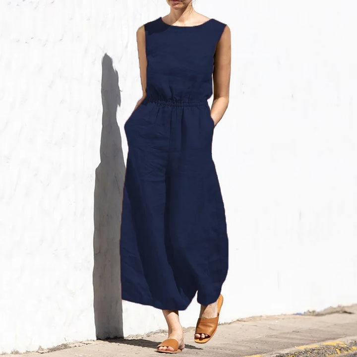 W&W Mode | Baumwoll Leinen Overall Design