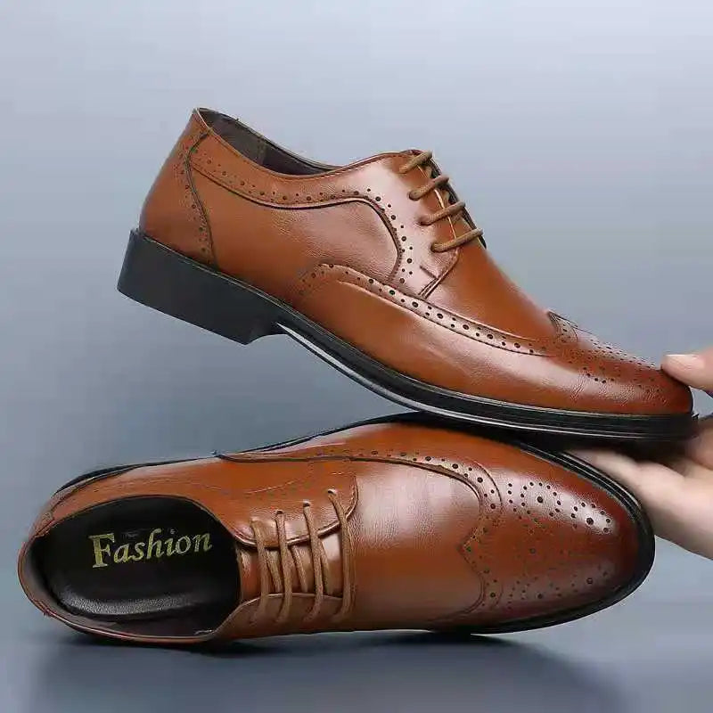 W&W Mode | Bequeme Oxford Herren Business Anzug Schuhe