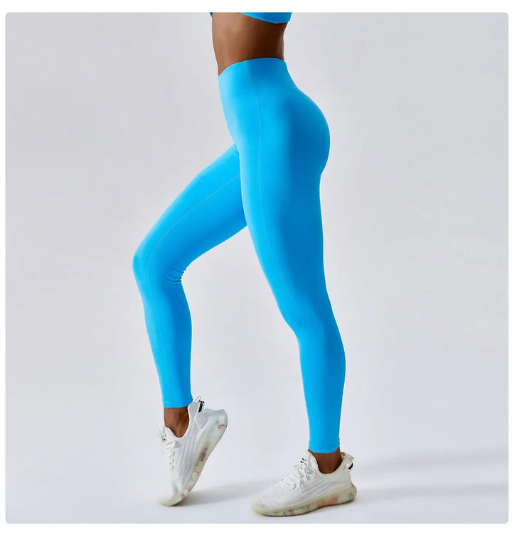 W&W Mode | Atmungsaktive Push-up Yoga Leggings Mit Pfirsich Hebung