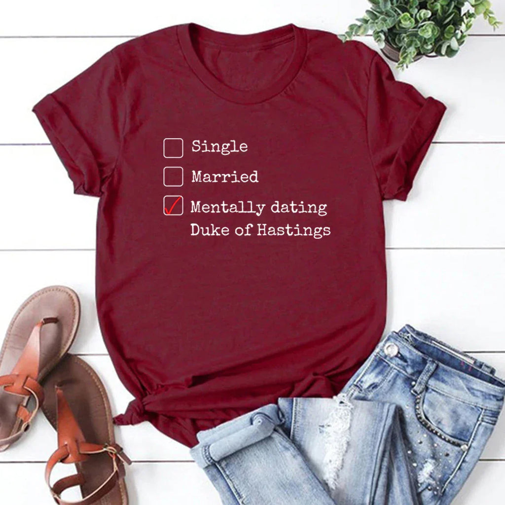 WW | Bluse mit Motiv aus Der Serie Bridgerton