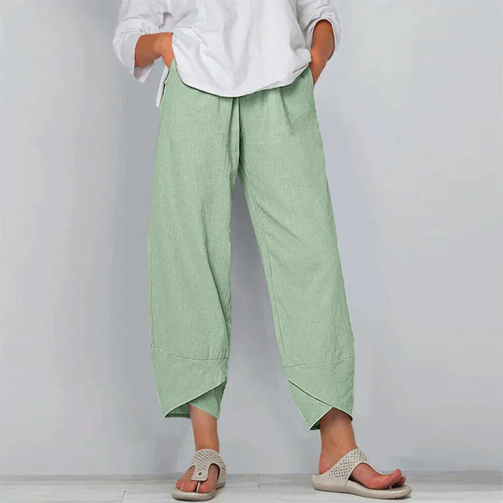 W&W Mode | Baumwoll-Leinen-Hosen für Damen