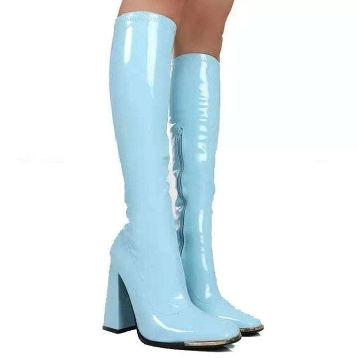 W&W Mode | Bequeme Rutschfest Engel Stiefel mit Reissverschluss