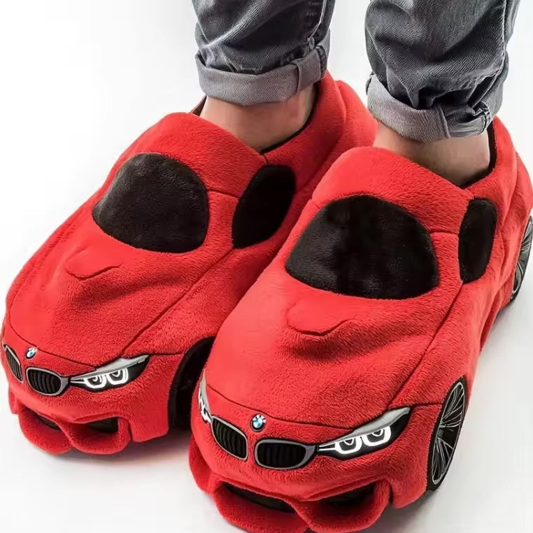 Pantoffeln mit rutschfester Sohle für zuhause