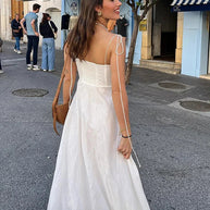 Spaghetti-Träger Freizeitkleid