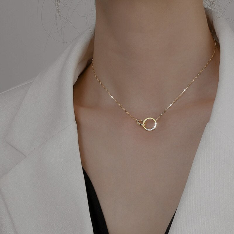 W&W Mode Schillernde Silber-Schönheit | Damen Eleganter Zirkonia-Anhänger aus 925er Sterling Silber