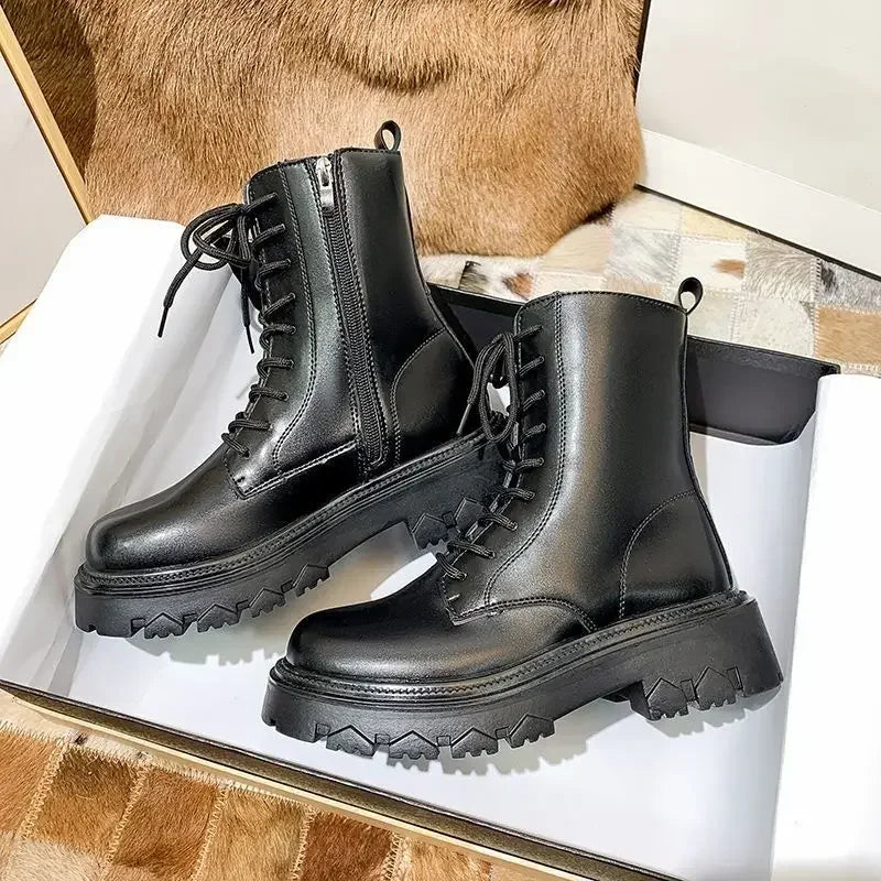 WW | Wasserdichte Schnürstiefel mit Fellfutter