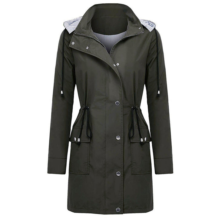 W&W Mode Wonder Hooded Waterproof Long Coat