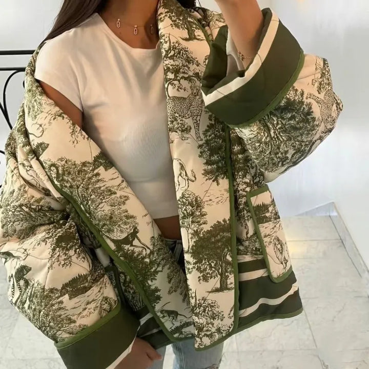 W&W Mode | Elegantes bedrucktes Jäckchen für Damen