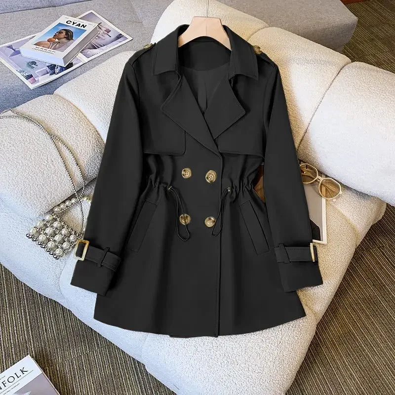 W&W Mode | Eleganter, Mittellanger Trenchcoat Für Damen