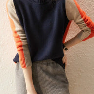 Color-Blocking-Pullover