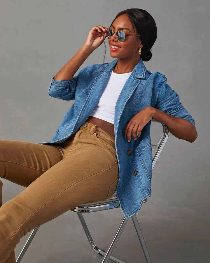 W&W Mode | Stilvoller Jeansblazer