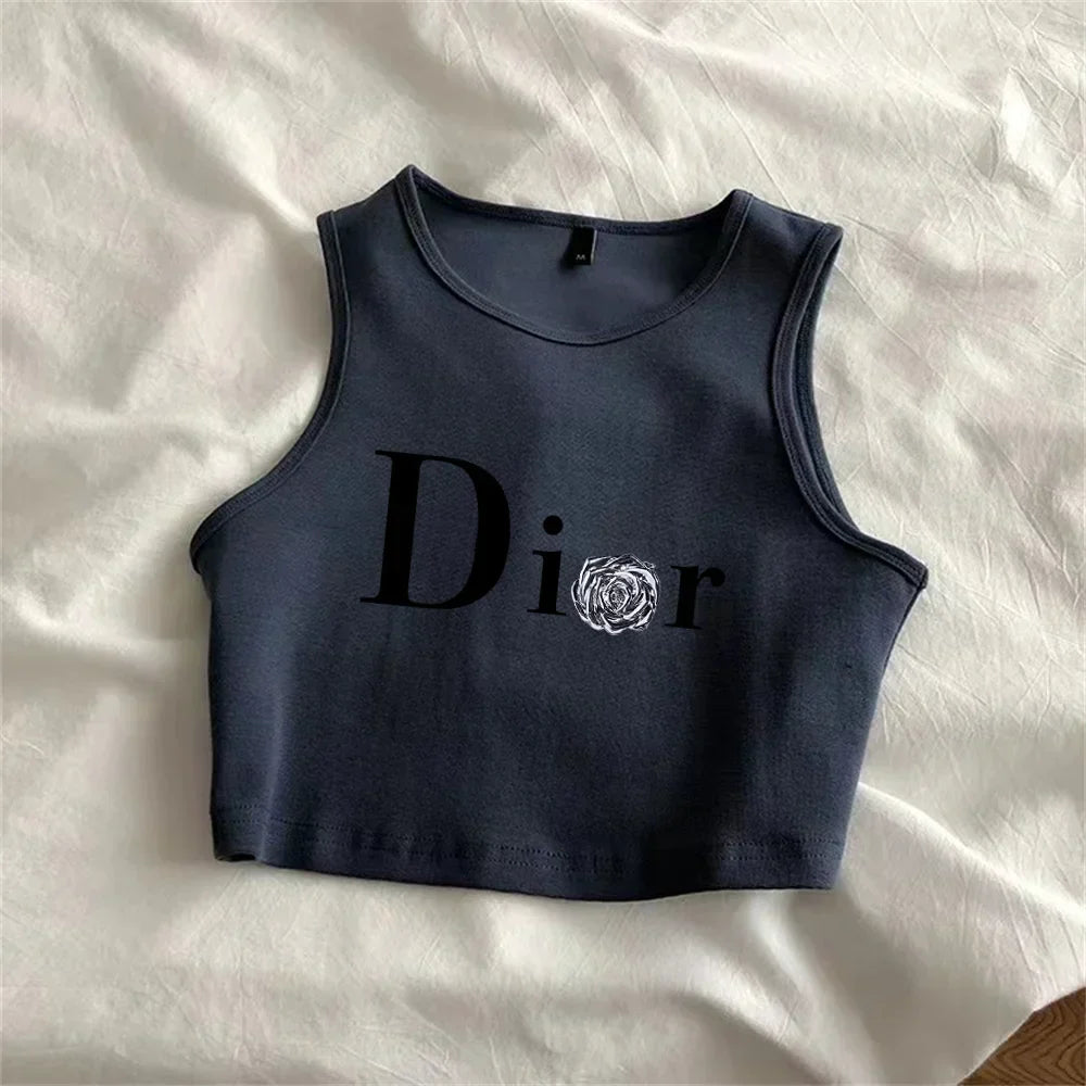 WW | Sommer Neue Damenweste mit Modeinspiriertem Gedrucktem Design, Ein Must-Have Weste für Legere und Coole Sommer