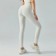 WW | Emily Sportswear Naked Hochtaillierte Tight Yoga Hosen Doppelseitig Gebürstet Pfirsich Po-Hebende Lauf Sport Fitness Leggings