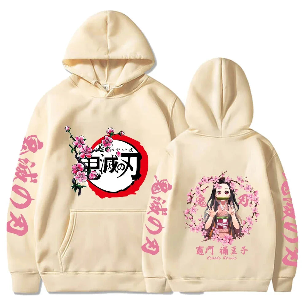 Wolff | Cherry Blossom Grafik Hoodie für Damen