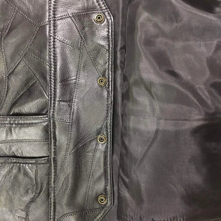 W&W Mode | Lederweste Im Weinlese Stil Für Herren