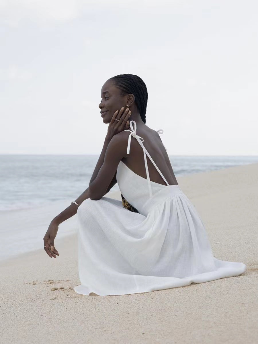 W&W Mode | Atmungsaktives Sommerkleid Aus Leinen Für Damen