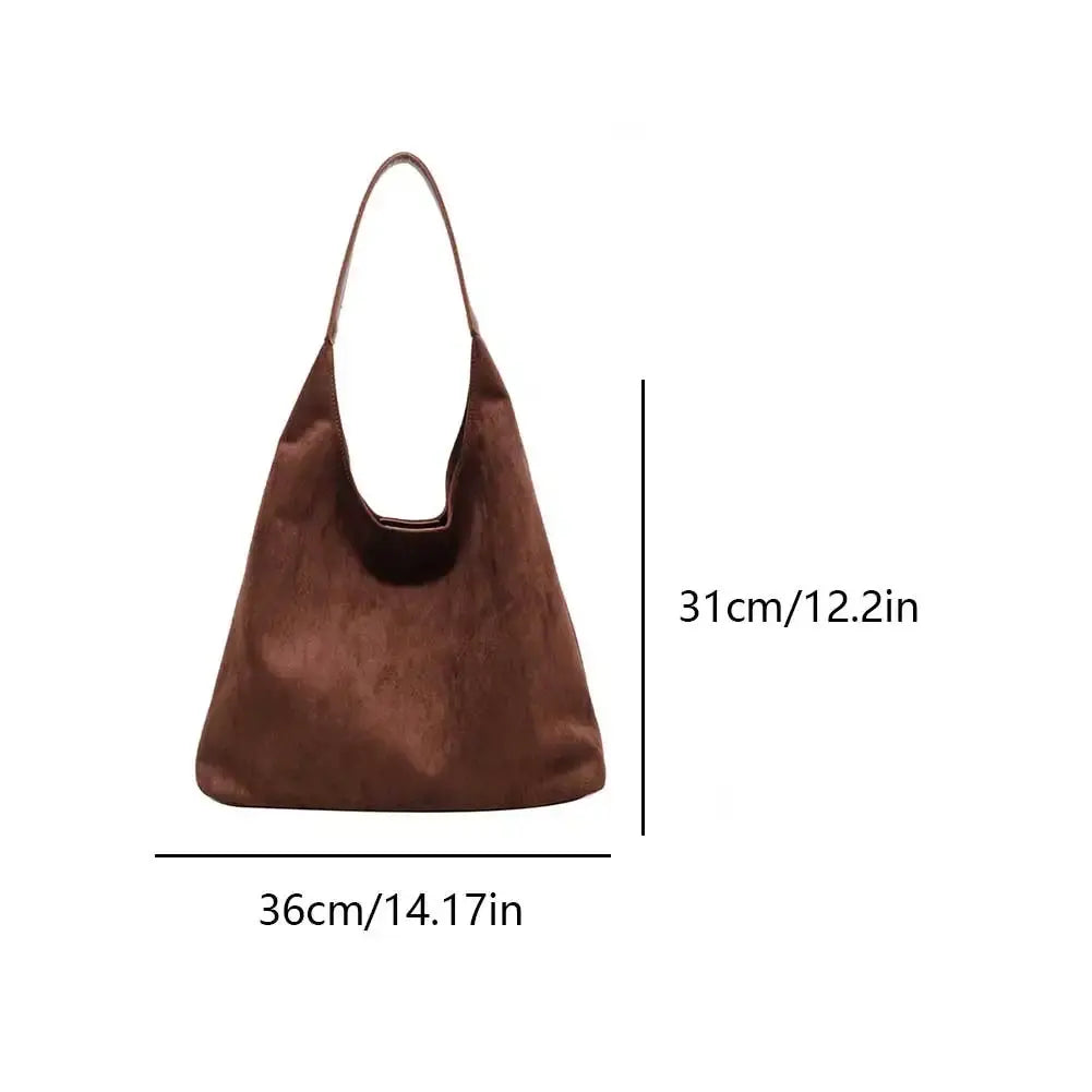 W&W Mode | Tote Tasche Aus Wildleder