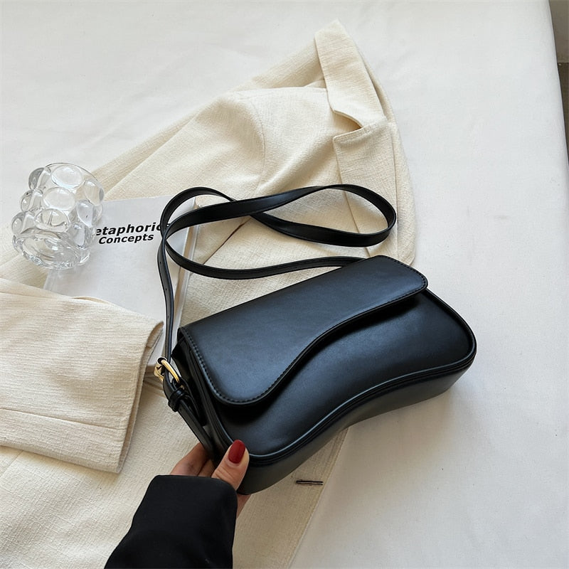 WW Vintage Leder Crossbody-Taschen | Kleine Umhängetasche | Stilvolle Armpit Handtaschen und Geldbörsen