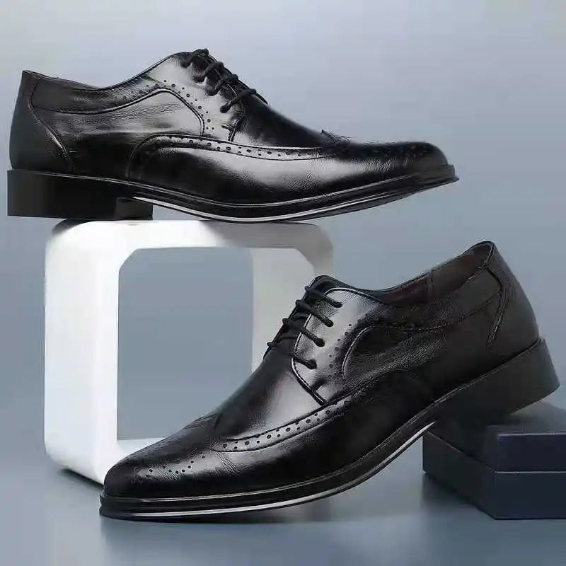 W&W Mode | Bequeme Oxford Herren Business Anzug Schuhe