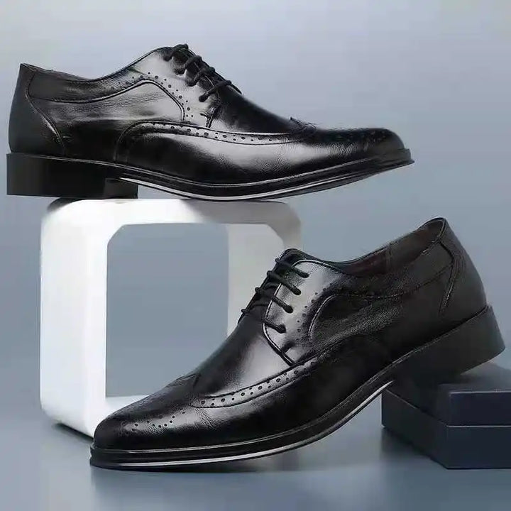 W&W Mode | Bequeme Oxford Herren Business Anzug Schuhe